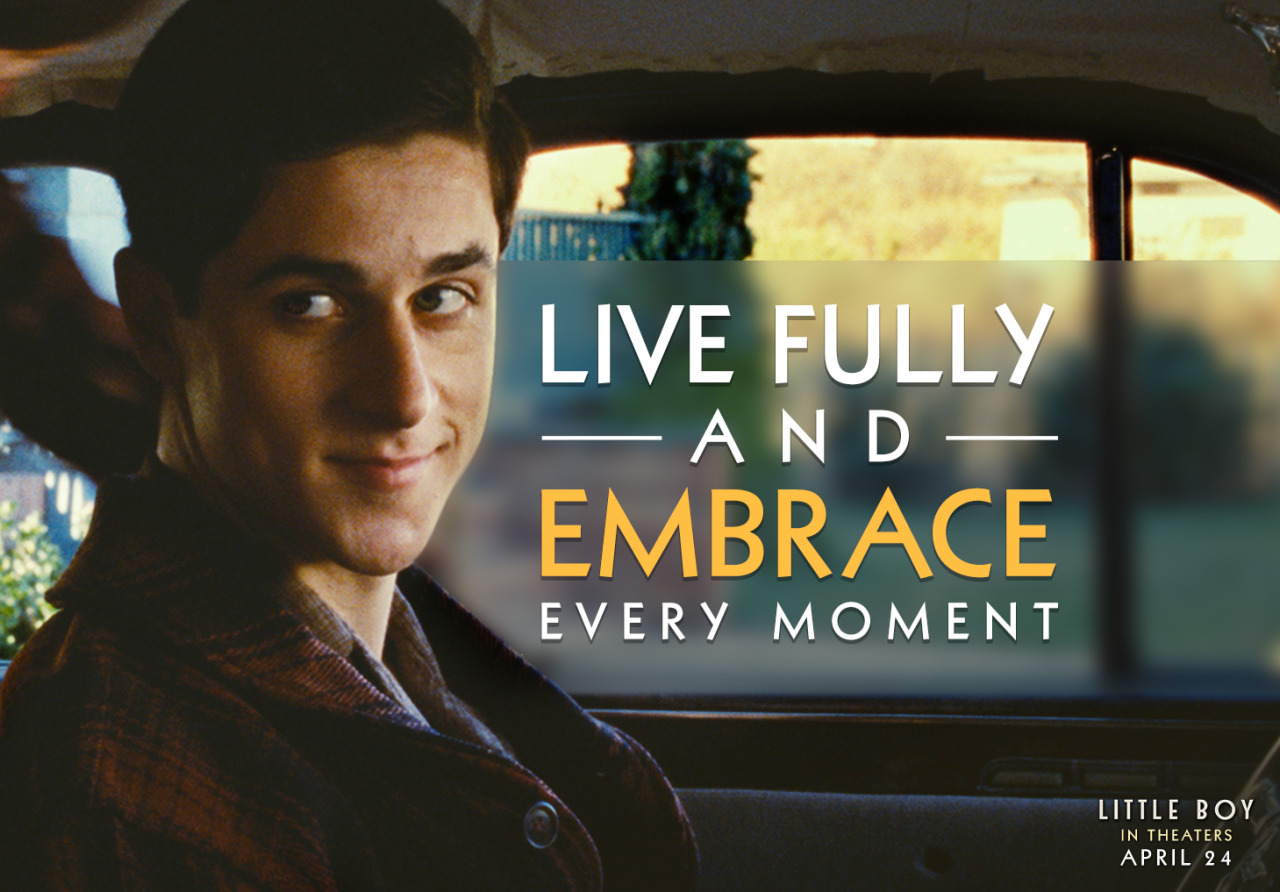 David Henrie is London Busbee, in the upcoming family film Little Boy, in theaters April 24th!