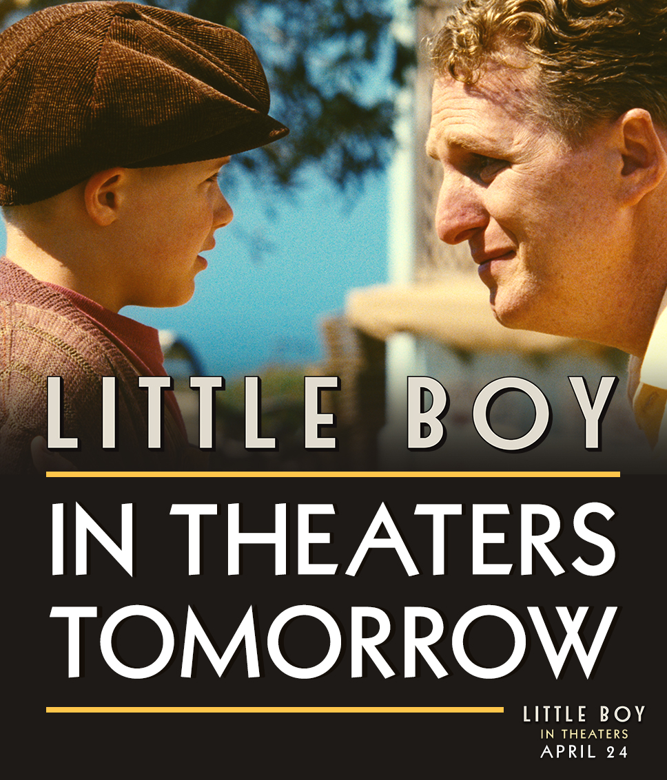 Be inspired. Little Boy is out in theaters tomorrow! Grab your tickets here: http://www.fandango.com/littleboy_165136/movietimes